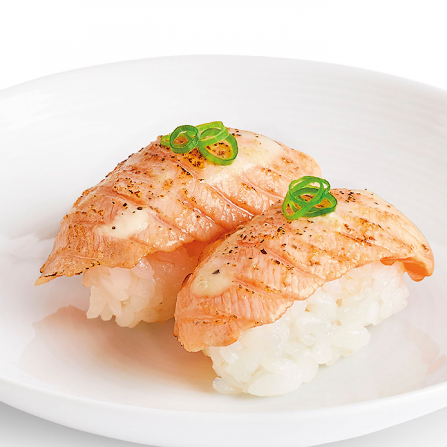 YO! Sushi's Aburi Salmon Nigiri