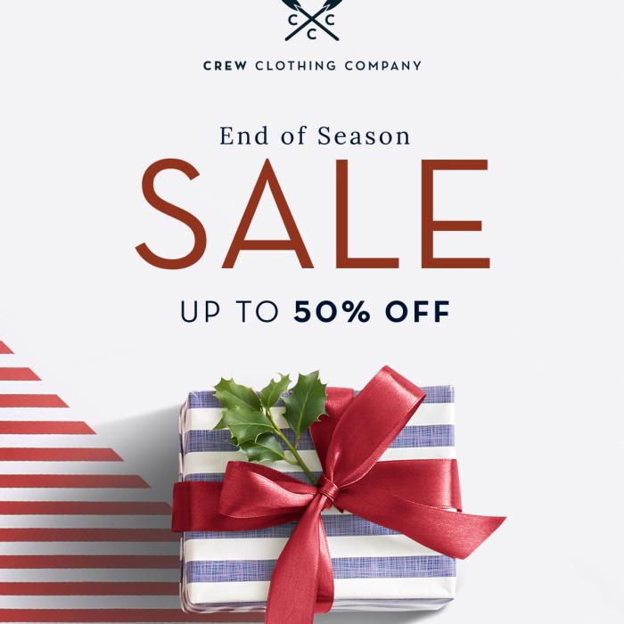 Up to 50% off at Crew Clothing